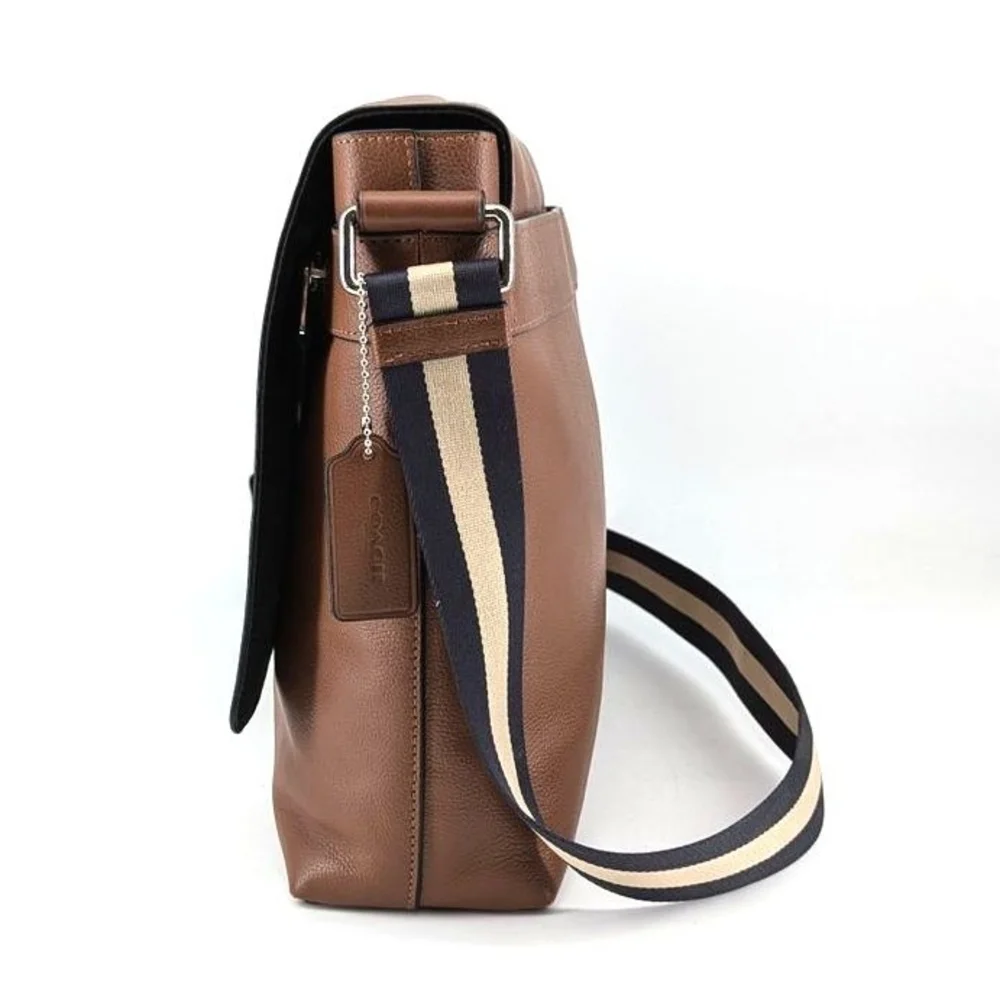 COACH Designer Charles Messenger Briefcase Brown Shoulder Laptop Bag